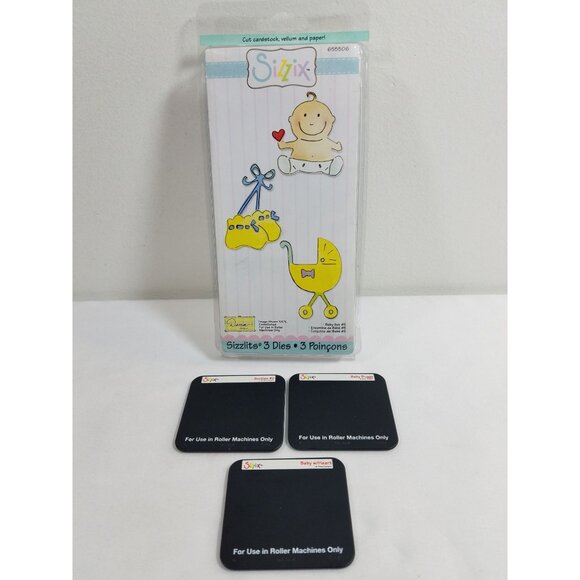 Sizzix Dies Baby set of 3 Set #5 scrapbooking cardmaking - Picture 1 of 4